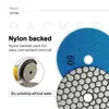 SHDIATOO 6pcs Diamond Flexible Dry Polishing Pad 4/100mm Grit #800 Stone Granite Marble Sanding Disc Resin bond Polisher disc 240321