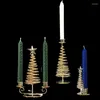 Bandlers Solder de Noël texturé Nordic Wedding Exquis Banquet Candabro Living WEIHNACHTSDEKO DÉCORATIONS HOME CY50CS