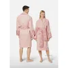 Veet Robe Designers Bathrobe Barock Fashion Pamas Mens Women Letter Jacquard Printing Barocco Print ärmar Shawl Collar Pocket Belt 100% Bomull