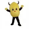 2024 super mignon jaune friuts Costume de mascotte thème fantaisie costume de Noël costume de mascotte d'Halloween Costume