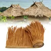 Decorative Flowers Straw Roof Thatch Simulation Multipurpose Simple To Use Durable Equipment Ornament Artificial Palm DIY Mat For Hut Bar