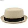 ワイドブリムハットバケツメンズストラポークパイキャップサマーサンハットローイング帽子セーラーストロービーチフェドーラトリルビーアウトドアトラベル米国サイズ7 1/4 UK L YQ240403