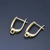 Brincos de argolas Brincos Diy Fazendo acessórios por atacado de joias Acobertos de jóias Níquel Grátis Gold Brass Gold Hook