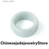 Clusterringe zertifiziert Jade Ring Frauen authentische natürliche Myanmar Jade Belt Ring Fashion Schmuck Accessoires L240402