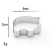 Baking Moulds 1 Pcs Stainless Steel Pig Shape Biscuit Pastry Cookie Cutter Cake Decor Mold Tools Bread Pie