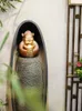 装飾プレート中国のスタイルのリビングルームテレビキャビネット循環噴水茶エル装飾装飾の隣に