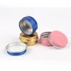 Bouteilles 200 pcs 5G Pink Aluminium Tins Round Metal Tin Conteneur avec bouteille de bouchon à vis pour crème à lèvres cosmétique