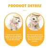 Dog Apparel Beach Pet Clothing Party Caps Cat Hat Summer Garland Hawaiian Polyester Fashion Straw Vacation