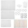 Équipements Silicone Casting Moules Tools Ensemble d'outils pour A5 A6 A7 Notebook Case Coulage de résine époxy Moule de bricolage Bijoux Bijoux