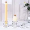 Candle Holders 6Pcs Taper Glass Holder Set Small Candlestick For Wedding Party Holiday Home Tea Lights Decoration