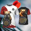 T-shirts voor heren 2023 voor herenoverhemden T-shirt T-shirt Tops Zomerkleding 5xl Dart Turntable grafisch t-shirt mannelijke streetwear o nek pullover 2443