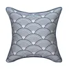 Pillow Vintage Floral Polyester Cover Arabe Style Bleu et blanc 18x18 pouces absence d'oreillers Home Decor Room