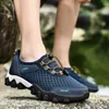 Casual Shoes Men On Sale 2024 Lace Up Men's Vulcanize Autumn Net Grid Low-heeled Breathable Outdoor Versatile Sneakers