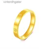 Top Quality 1to1 Original Women Designer Plain Love Series Wide Face Full Gold Pack Silver Couple Pair Fashion Versatile Designer Ring Luxury Fine Jewelry