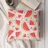 Pillow Watermelon On Pink Background Throw Covers Luxury Pillowcases Couch Pillows For Living Room Sofa Accent