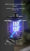 Solar electric shock mosquito killer lamp, outdoor lighting landscape, household mosquito repellent and fly killer lamp, LED patio lawn light