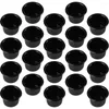 Canciers 36 PCS TUPS CUPS CONTENUR ALUMINUM CHIELLY BLACK Protector Liners Candostick Inserts Insert