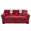 Stuhlabdeckungen Deckt Weihnachtsmöbelschutz Polyester Couch Couch Deckung Digital bedrucktes 3 -Sitzer -Sofa