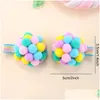 Hair Accessories 2Pcs Sweet P Clips For Baby Girls Handmade Rainbow Balloon Side Clip Barrettes Fashion Hairpin Hairgrips Ornament Dro Otxkd