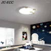 Ceiling Lights Creative Cartoon Aircraft Decor LED Lamp For Living Room Children's Bedroom Dimmable Chandeliers Home Lighting