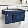 Storage Bags Nightstand Pockets For Books Remote Control Holder Bedside Bag Hanging Organization Keys Mobile Phones Glasses
