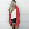 Women's Blouses Long-sleeved Cardigan Stylish Lightweight Long Sleeve With Pockets Versatile Fall Winter Open Front For Casual