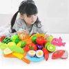 Küchen spielen Lebensmittel geschnittenes Obst und Gemüse Food Montessori Spielzeug Spiel Simulation Küche Serie Spielzeug Frühes Bildungshaus Spielzeug Babygeschenke 2445