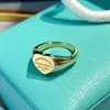 Brand Charme TFF Précision Haute qualité Smooth Heart Ring Fashion Love Hundred Towers with Logo