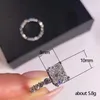 2 pezzi Anelli nuziali Huitan 2 pcs Set di anelli Donne con geometriche Crystal Crysal Cubic Zirconia Siet da sposa da sposa Anelli da feste di matrimonio Gioielli Fashion Hot