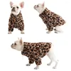 Abbigliamento per cani Modello leopardo pile autunno e abbigliamento invernale PET ASSEDENTED COLDA COLLA