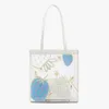 Tasche schöne süße transparente Tasche Frauen Obst Cartoon Clear Jelly Beach Shopper Girl wasserdichte Sommer -PVC -Handtasche Set