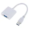 Câble adaptateur VGA USB3.0 à VGA USB à VGA La carte graphique externe prend en charge la conversion XP / Win7 / 8 HD