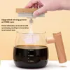 Mugs 400ml Electric Self Stirring Mug Automatic Mixing Cup Glass High-Speed With Lid Portable