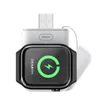 Banki zasilacze do telefonu komórkowego dla iPhone Watch 1000MAH USB Magnetyczna bezprzewodowa ładowarka do ładowarki Portable Mini Dock Power Bank dla IWatch 1 2 3 4 5 6 7 8 SE Ultra 2443