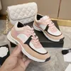 Casual schoenen sneakers kalfsleer sneaker vintage suède lederen sneaker dames heren vergroten trainers met alle verpakkingscompetitie schoenplatform veterafdruk sneaker