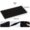 Tischmatten 2pcs PVC TABELLEWARE MAT WAND GUMME FÜR BAR HOME Restaurant Restaurant Drain Isolierung Brille CNIM CNIM