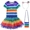 LZH Gabby Dollhouse Tshirtskirtbag Set Girls Summer Children Cosplay Costume COSTRUTTO COMPLEGNI COMPLETTO COMPLETIAMENTE CAMPO COMPLETTO 410 ANNO 240323