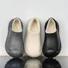 Slippers 2024 Autumn And Winter Plus Velvet Shoes Couple Thick-soled Tire Cotton To Keep Warm Solid Color Shoes.