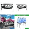 Gear Storage And Maintenance Furnishings Outdoor Folding Table Portable Cam Picnic Tralight Field Car Barbecue Lightweight Drop Delive Otvqs