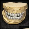 Göbek Zincirleri Özel Hip Hop Takı 925 Sterling Sier Diamond Grillz Buzlu VVS Moissanite Drop Teslimat Gövdesi OT7M0