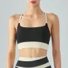 Bras Sport Bras Beauty Back Yoga Bra Women Gevoerde strappy Sports beha gewaardeerd Backless Sexy naadloze Top Gym Tops vrouwelijk ondergoed