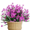 Decorative Flowers Artificial Plants Outdoor Realistic MaintenanceFree Flower Bundles For Planter Pots