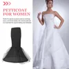 Vestido de noiva para mulheres Papnier Bustle Papticoat Roundlements para poliéster Tafeta Bride Crinoline