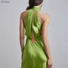 Urban Sexy Dresses Great Promotion Spring New European and American Sexy Womens Solid Color Sleeveless Dress Y240402