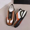 Designerschoenen Grote maten Trainer Causale schoenen Mode Luxe merk Lederen veterschoenen Platformzool Sneakers Wit Zwart