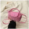 Sac en peluche d'agneau en peluche, joli sac fourre-tout souple de forme carrée, sacs de courses en Dacron