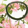 Kandelaars kunstmatige kandelaar slingertafel trouwfeest decoratie bloem ring doek kransen kransen