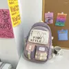 Backpack Bag Girls Girls Cute Zipper School Bags Ultra Light Light-Capacity Junior High Students Travel