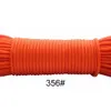 110 kolorów 2 mm jeden stojak Rdzeń 50 m Paracord for Survival Parachute Cord Smycz Smycz Camping Camping Camping Lina