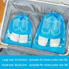 Storage Bags 5pcs/set Shoe Bag With Thickened Non-woven Fabric Strap Mouth Large Capacity Travel Waterproof Moistureproof